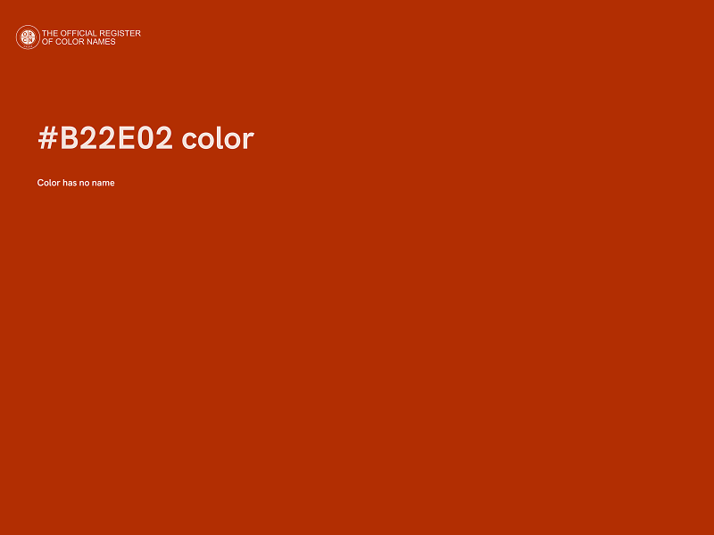 #B22E02 color image