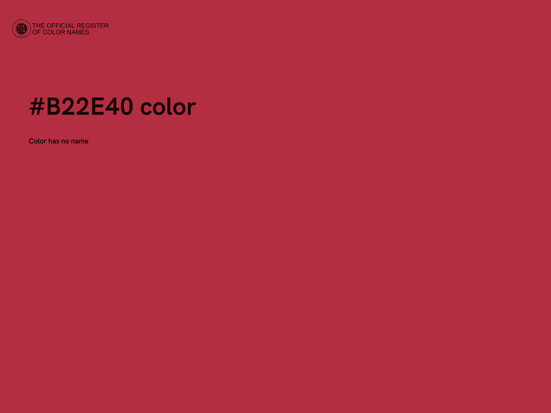 #B22E40 color image