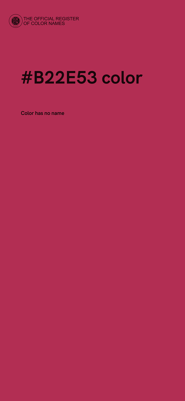 #B22E53 color image