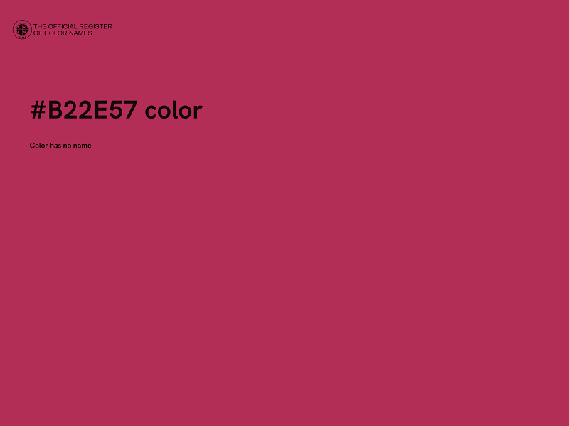 #B22E57 color image