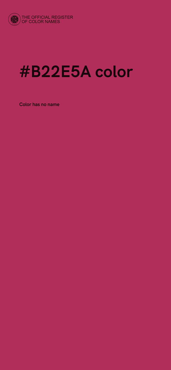 #B22E5A color image
