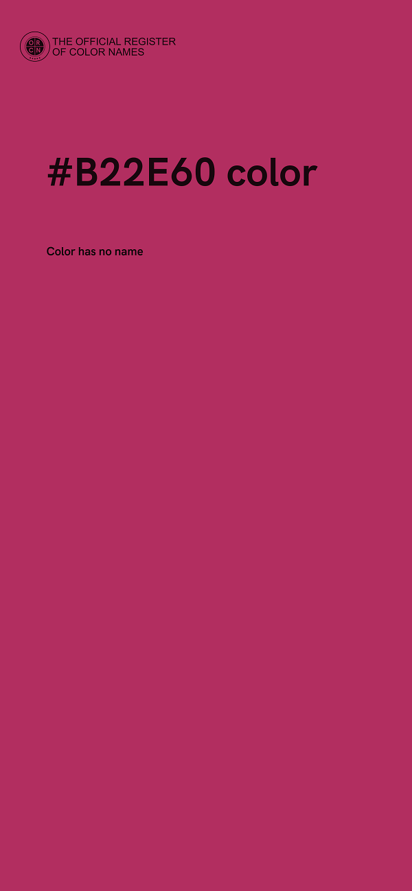 #B22E60 color image