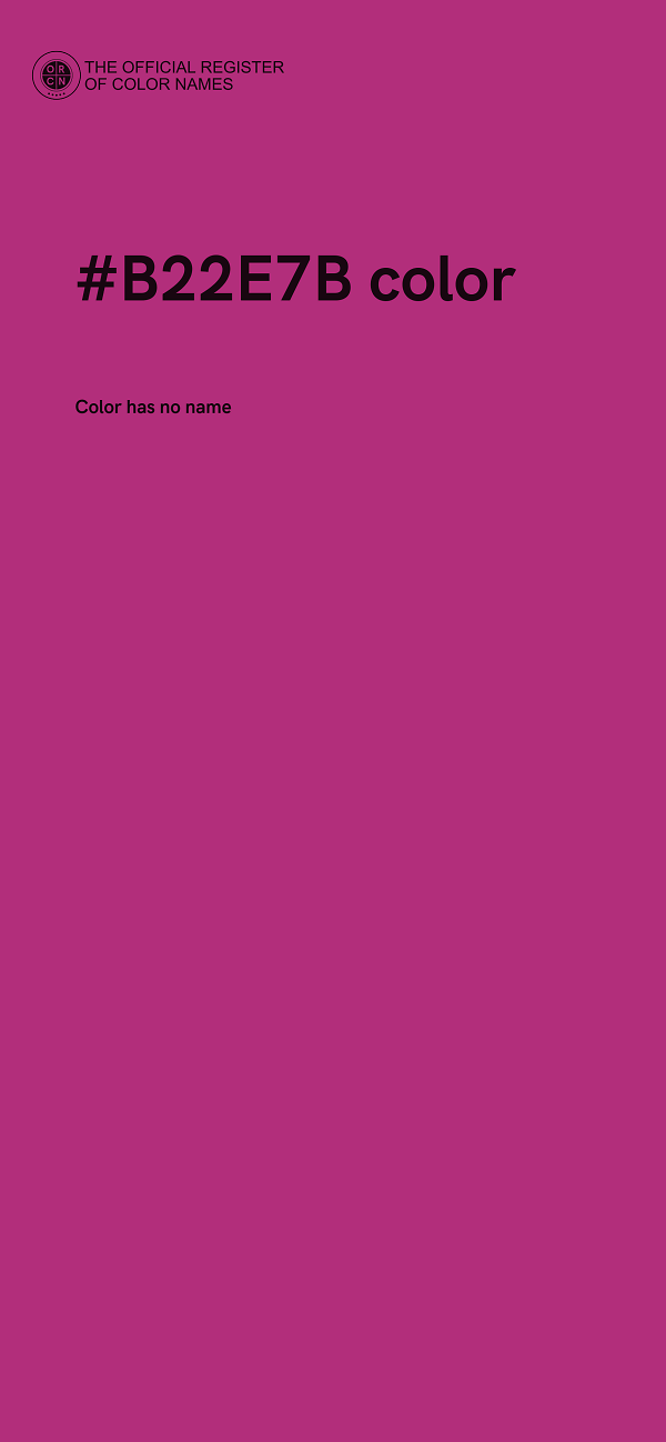 #B22E7B color image