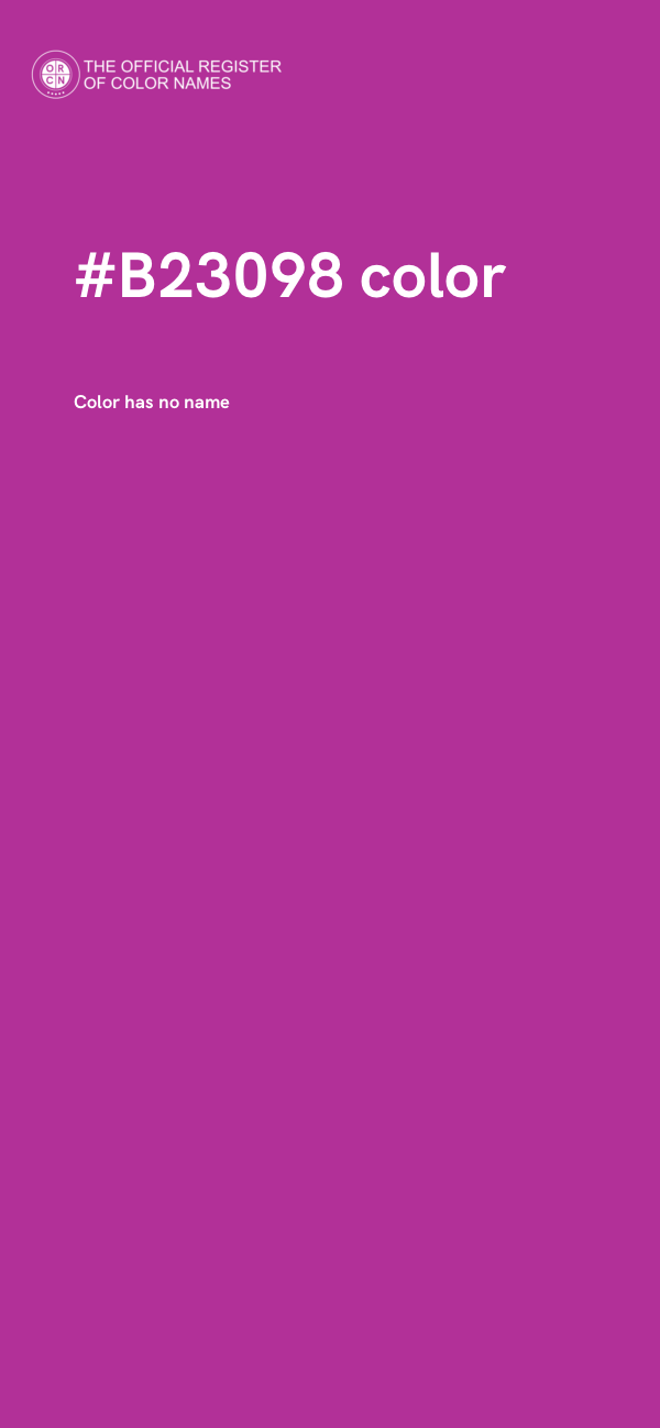 #B23098 color image