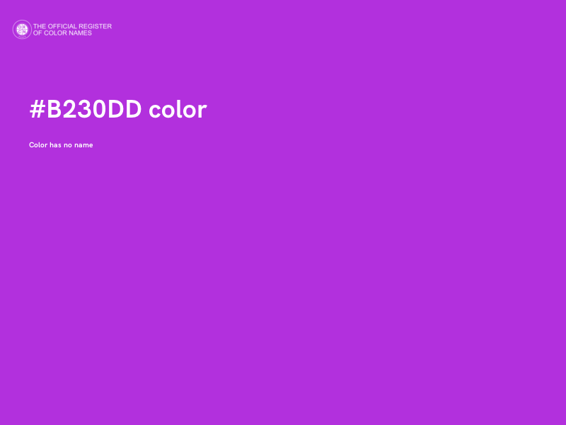 #B230DD color image