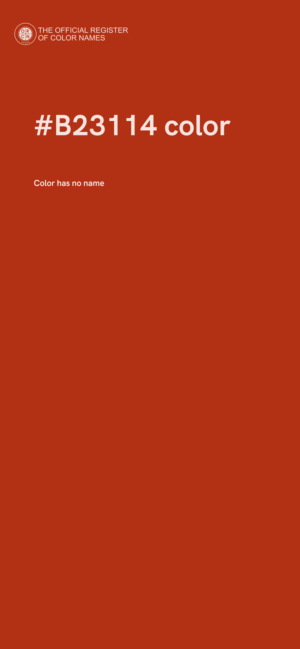#B23114 color image