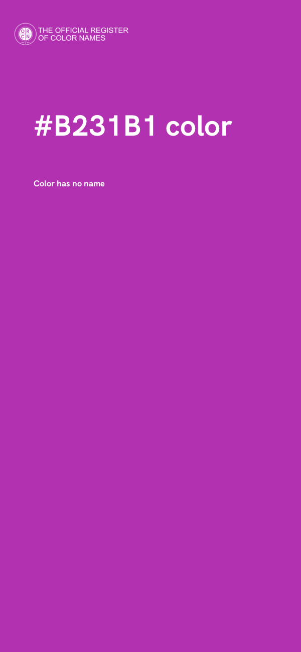 #B231B1 color image