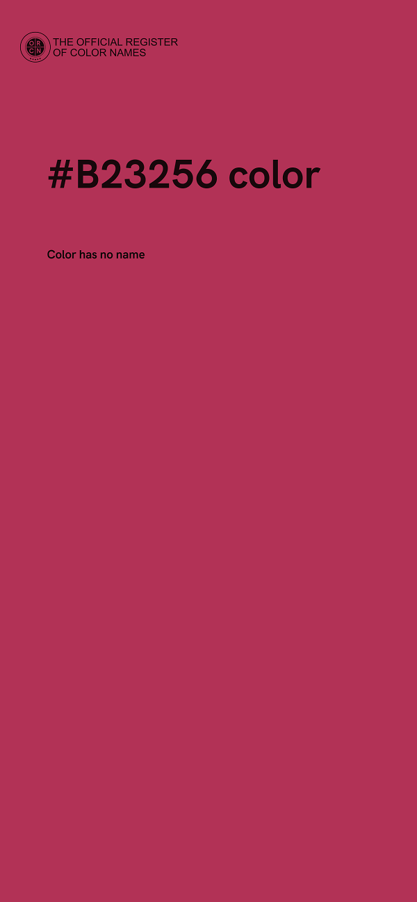 #B23256 color image