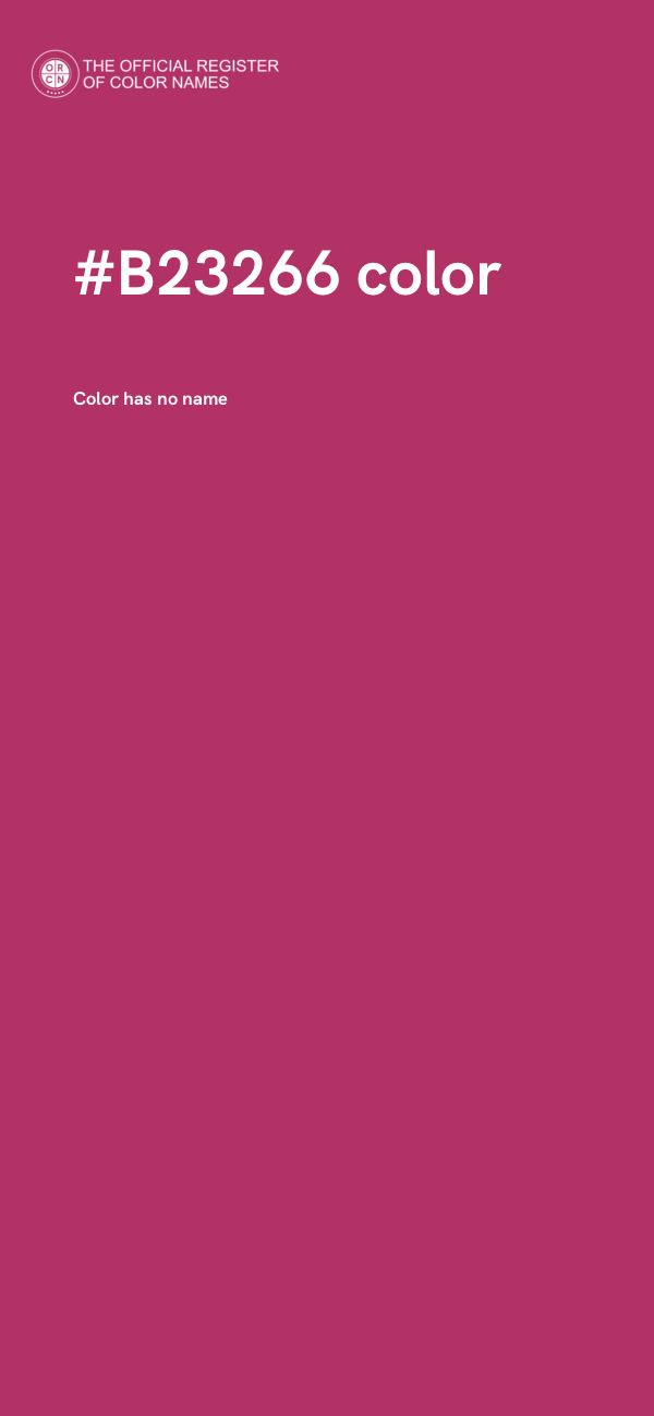 #B23266 color image