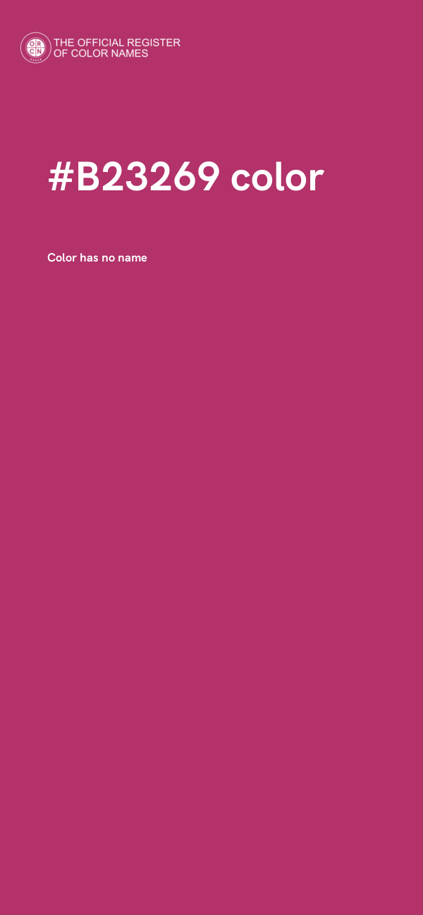 #B23269 color image