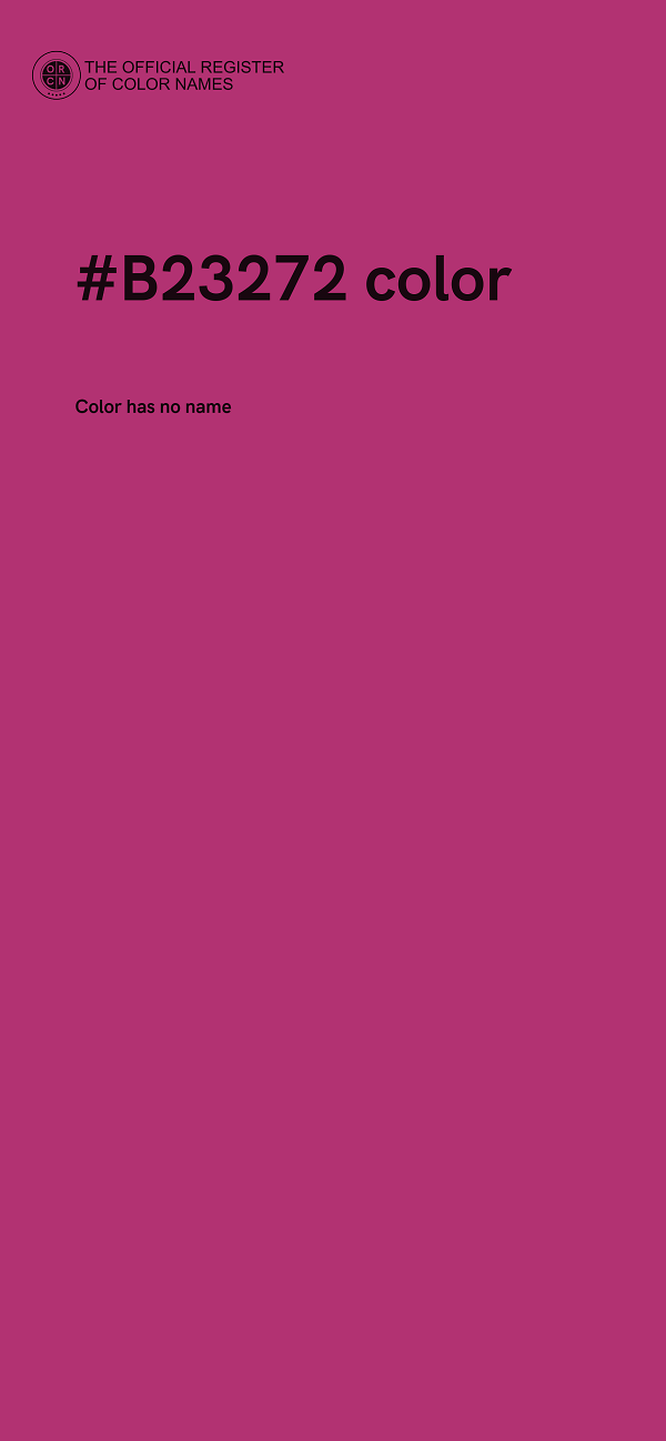 #B23272 color image