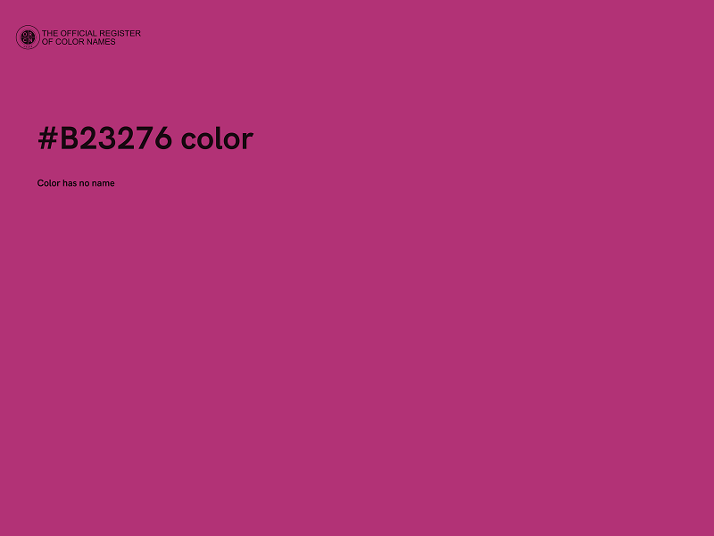 #B23276 color image