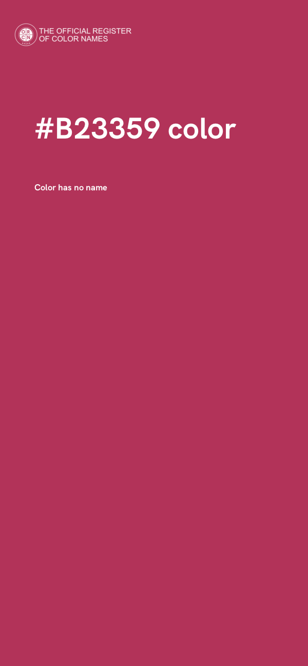 #B23359 color image