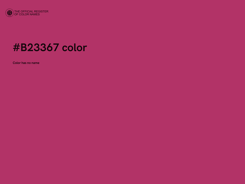 #B23367 color image