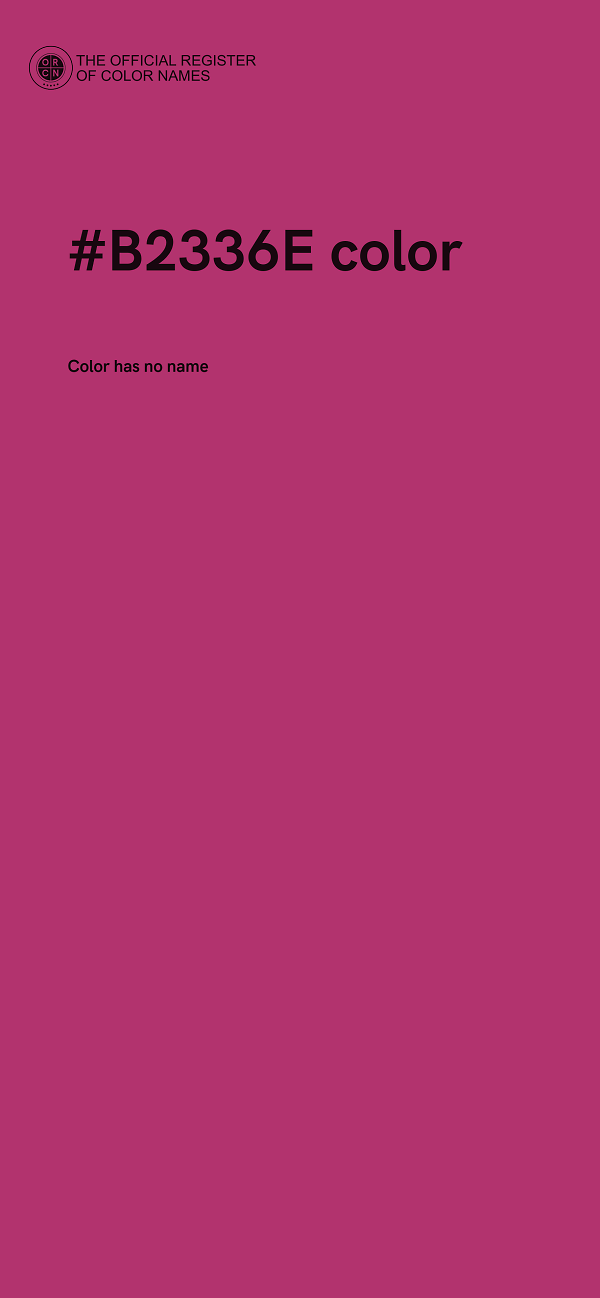 #B2336E color image