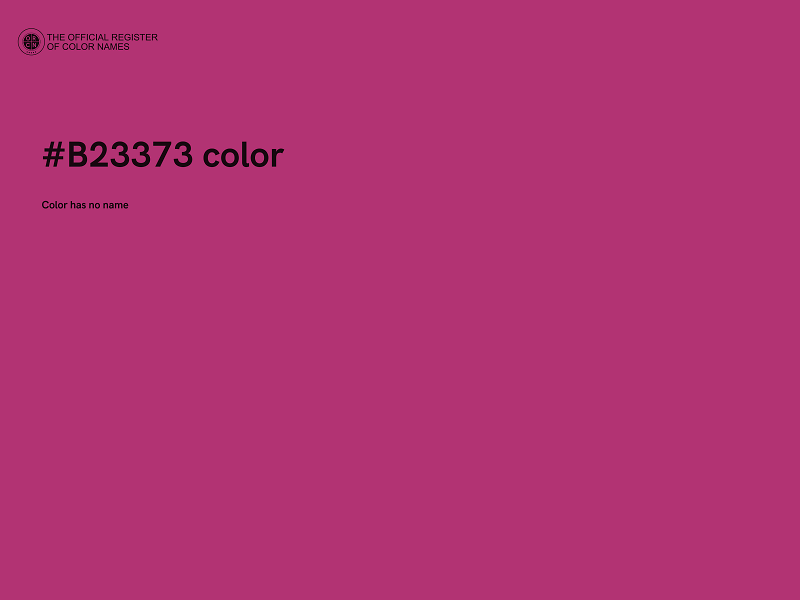 #B23373 color image