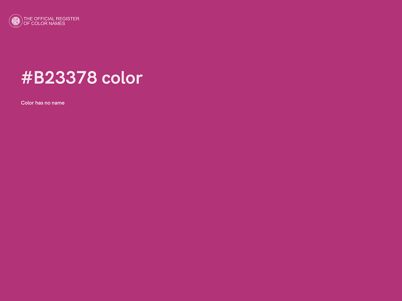 #B23378 color image
