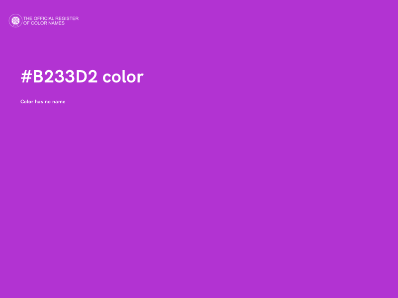 #B233D2 color image