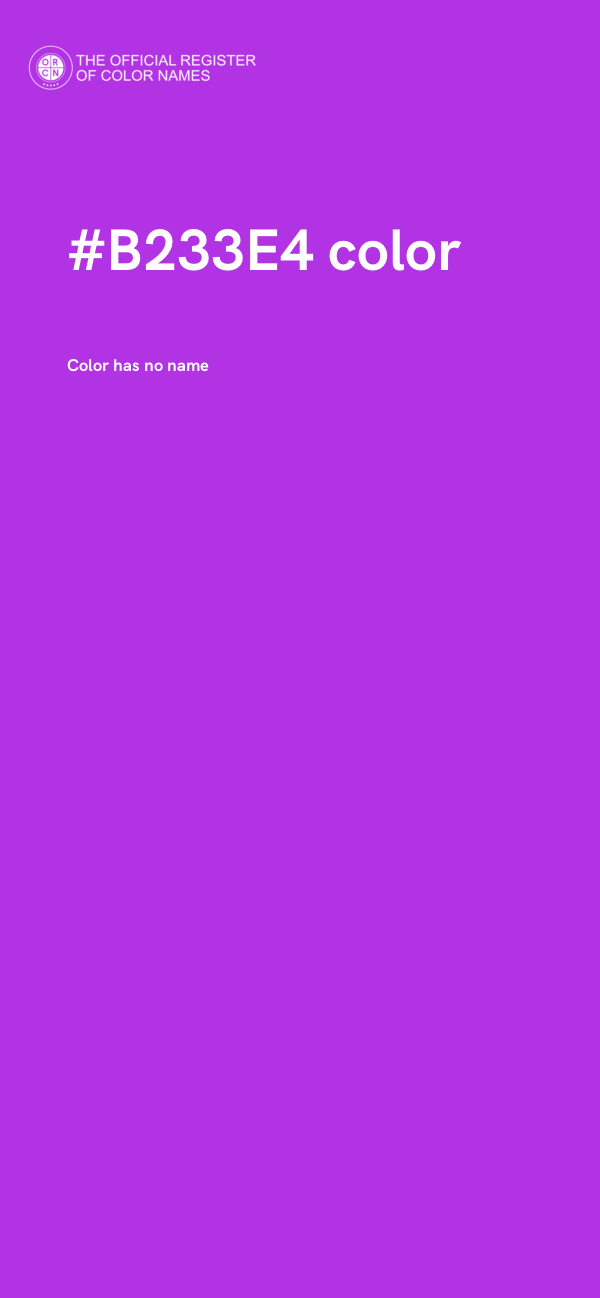 #B233E4 color image