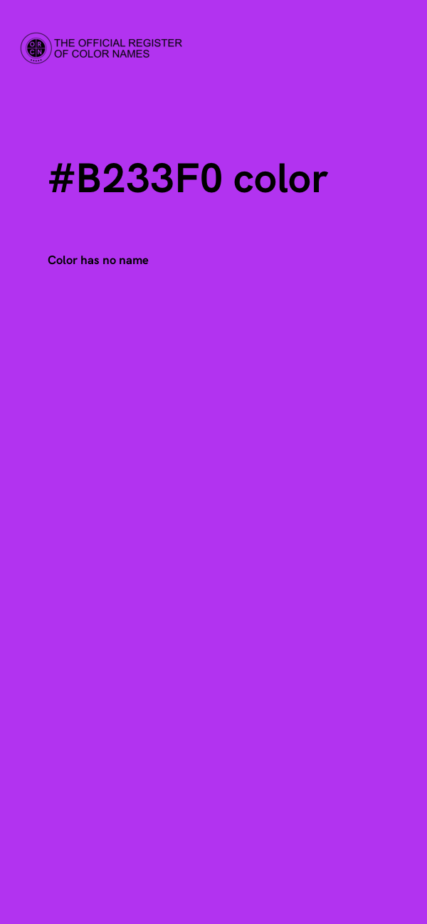 #B233F0 color image