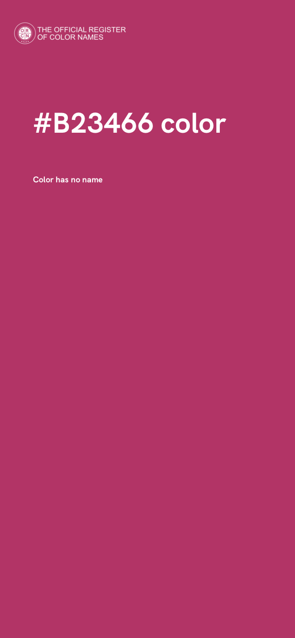 #B23466 color image