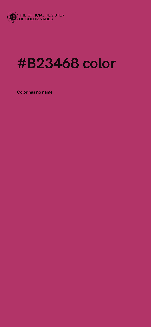 #B23468 color image