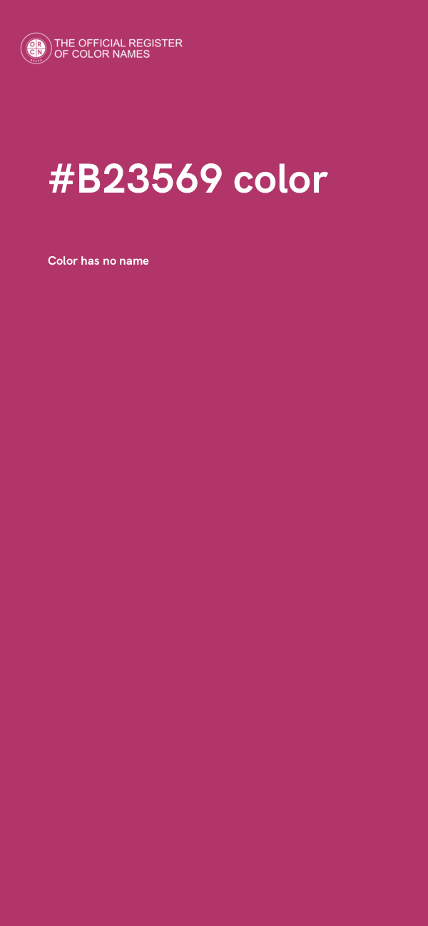 #B23569 color image