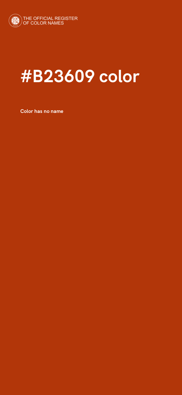 #B23609 color image