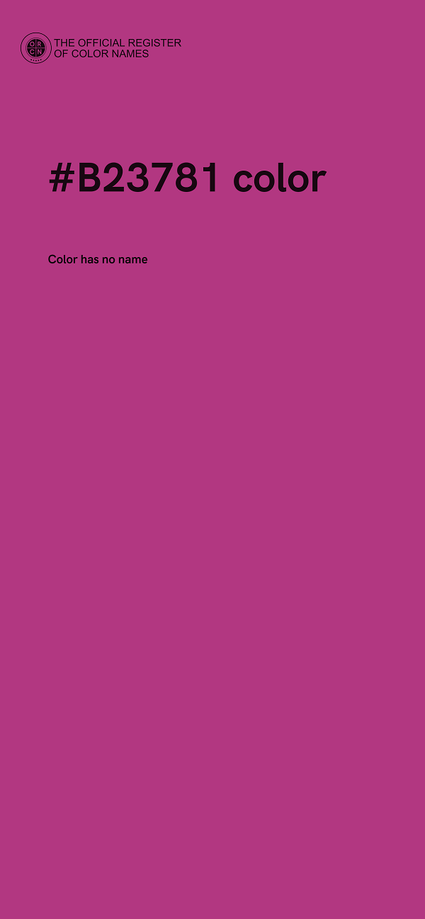 #B23781 color image