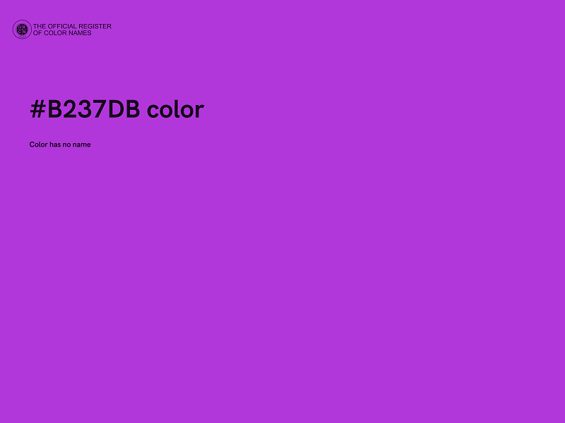 #B237DB color image