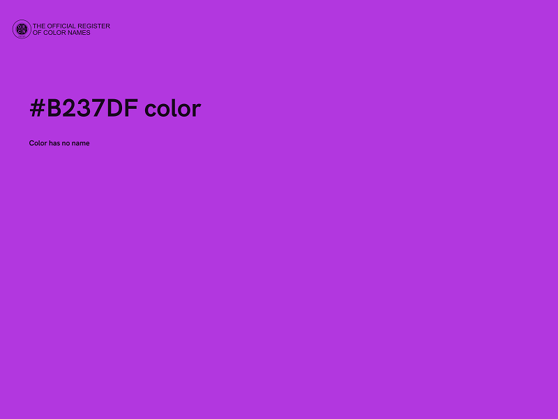 #B237DF color image