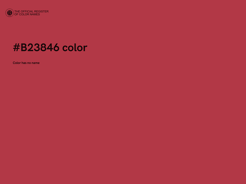 #B23846 color image