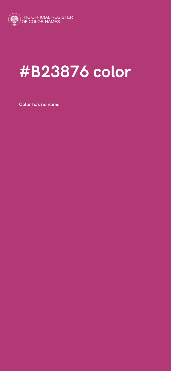 #B23876 color image