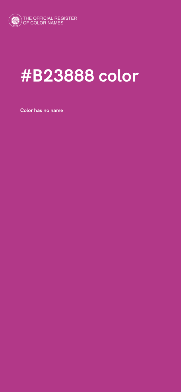 #B23888 color image