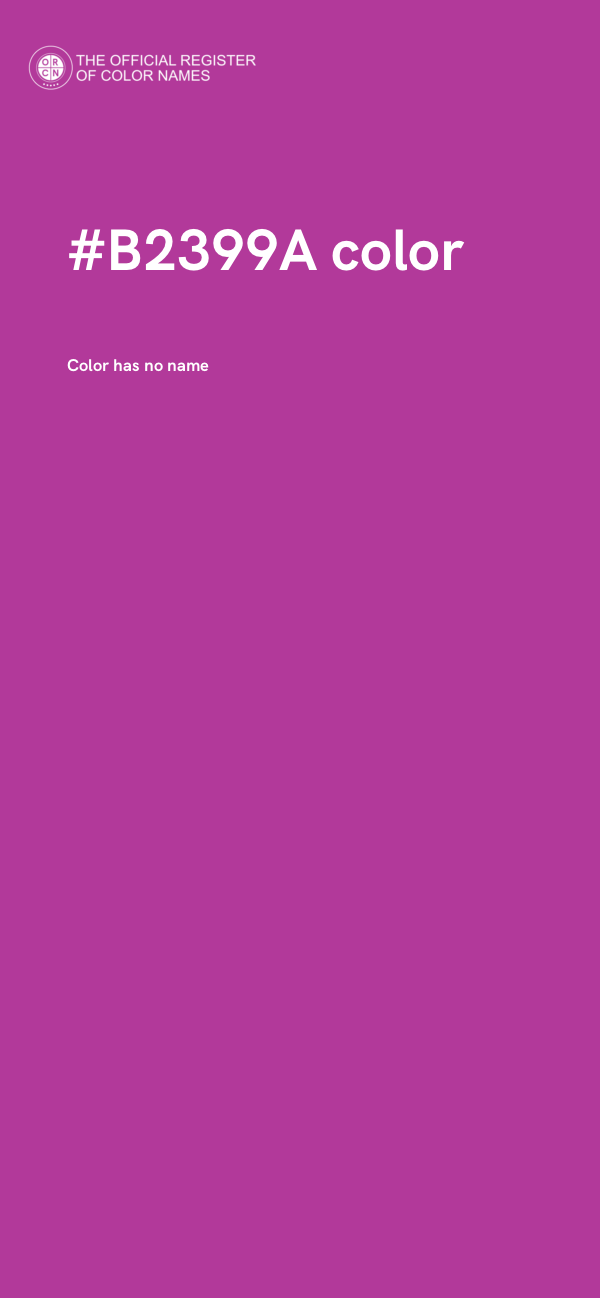 #B2399A color image