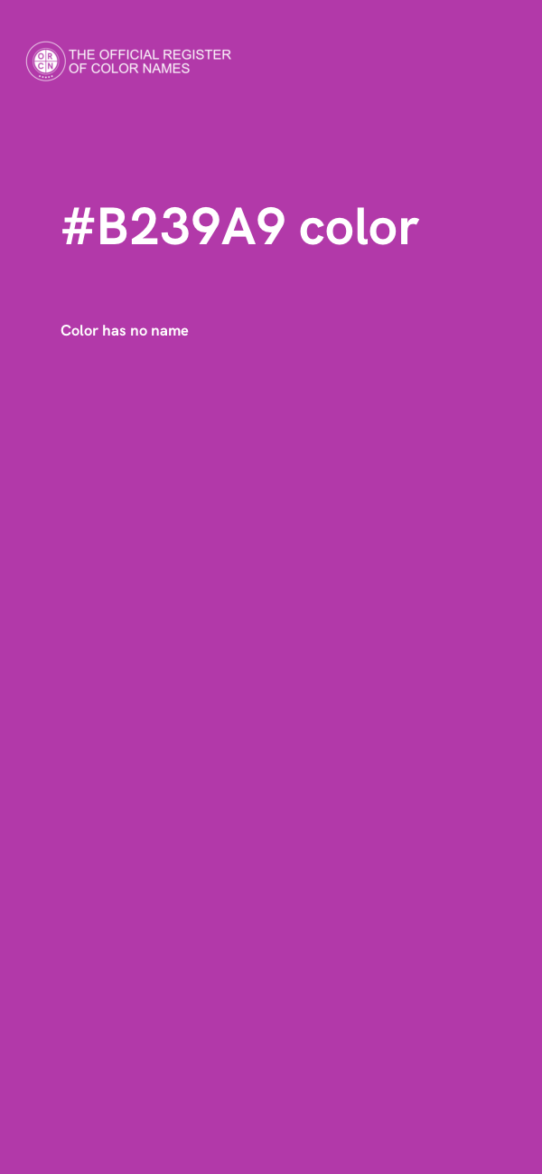 #B239A9 color image