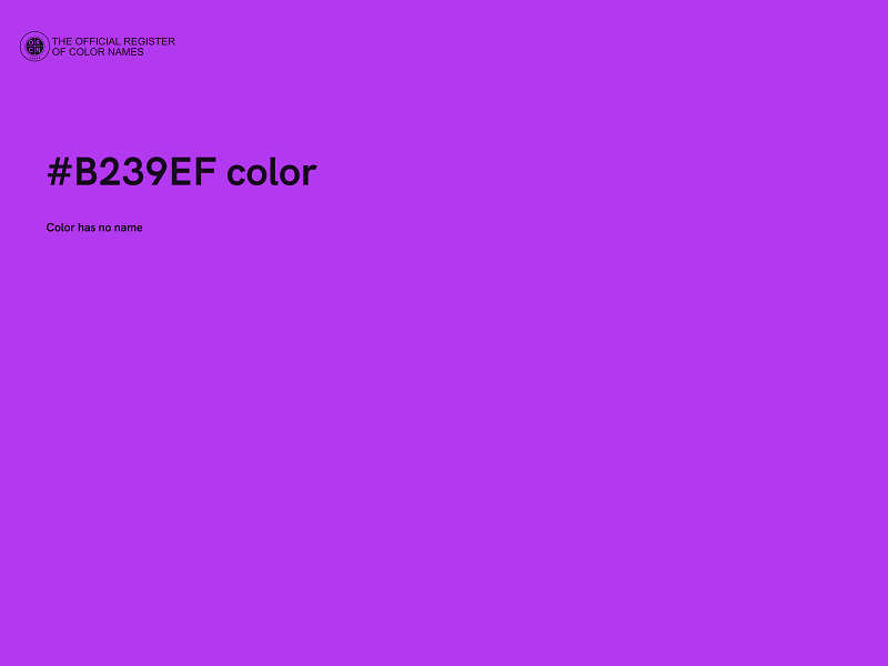 #B239EF color image