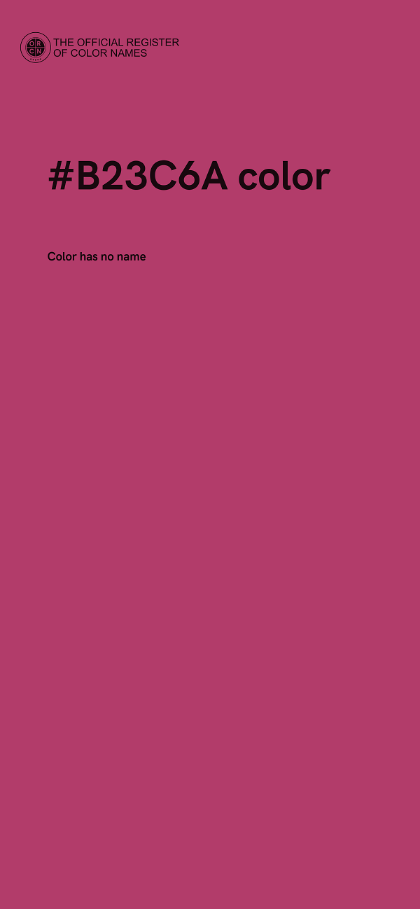 #B23C6A color image