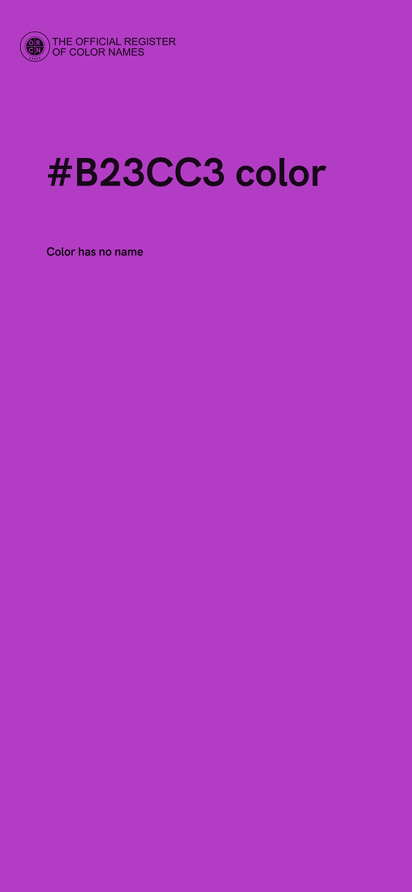 #B23CC3 color image