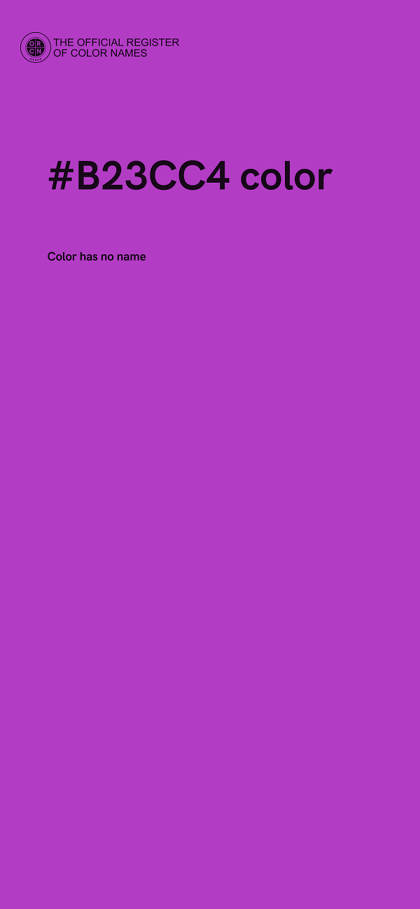 #B23CC4 color image