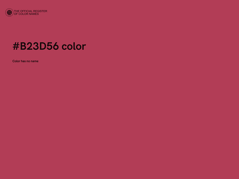 #B23D56 color image