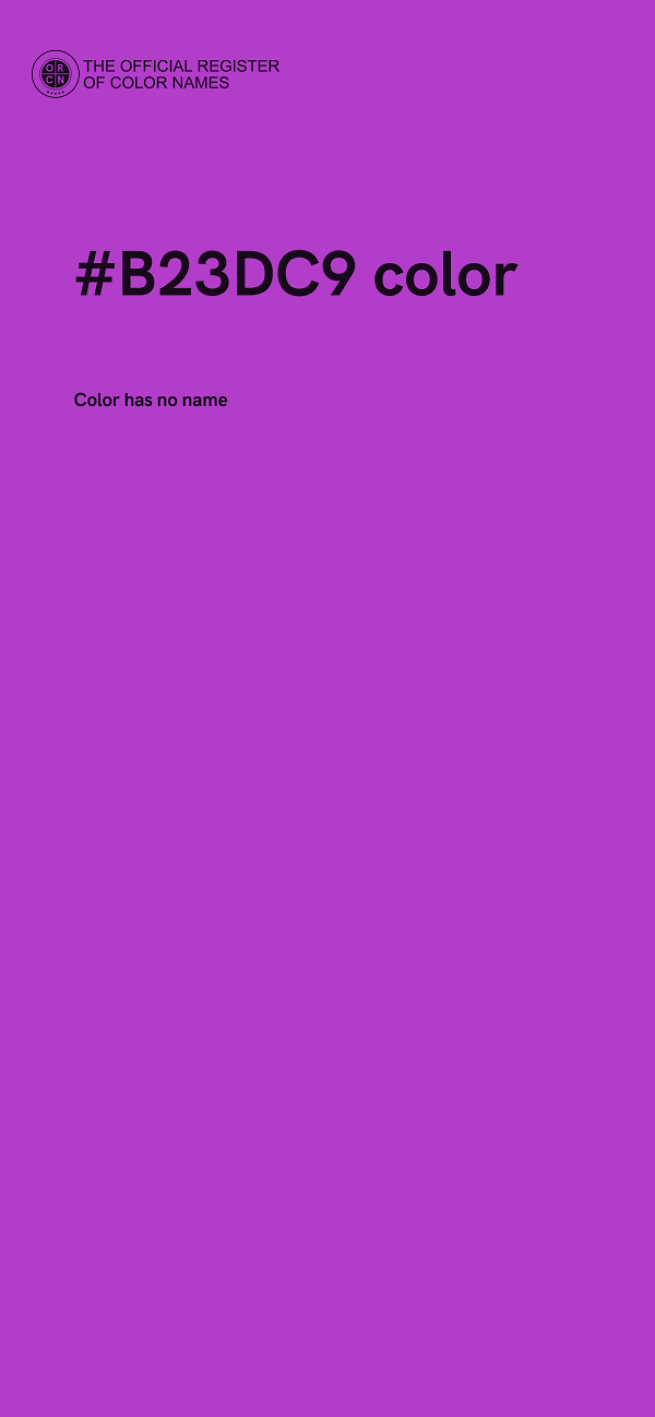 #B23DC9 color image