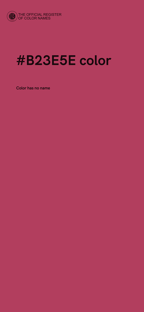 #B23E5E color image