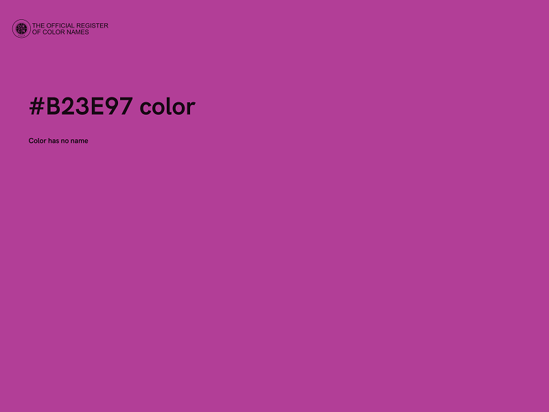 #B23E97 color image