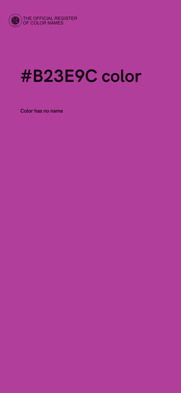 #B23E9C color image