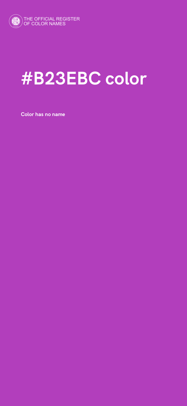 #B23EBC color image