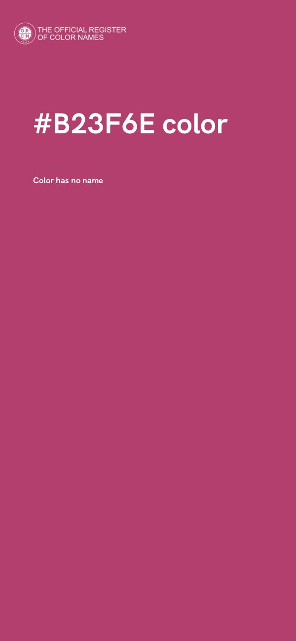 #B23F6E color image