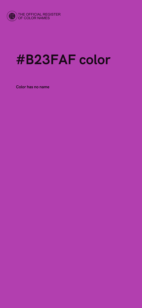 #B23FAF color image