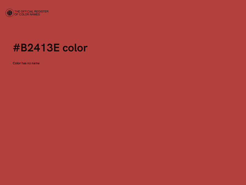 #B2413E color image