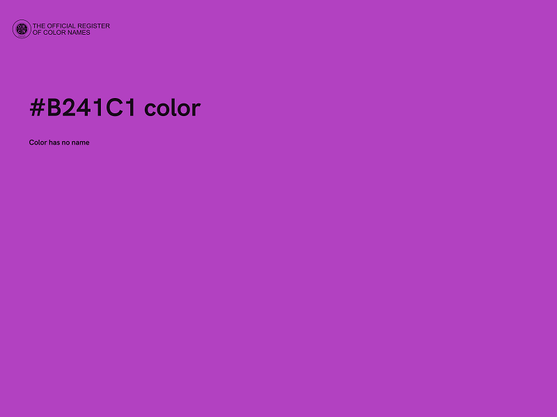 #B241C1 color image